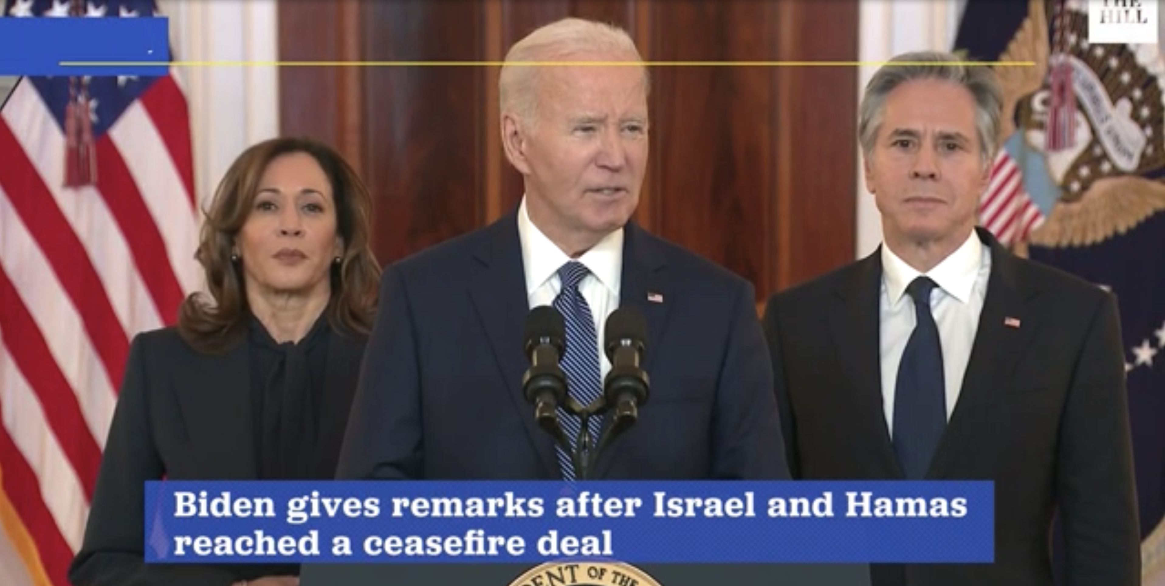 Biden hails ceasefire; says American hostages to be freed in initial phase